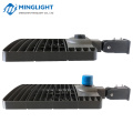 DLC ETL listed 300 watt led parking lot shoebox light 4 types brackets IP66 pole street lighting